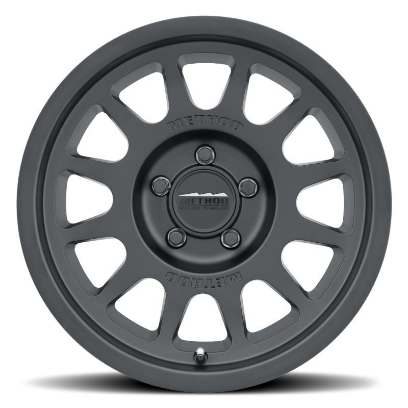 Method MR703 17x8.5 0mm Offset 5x5 71.5mm CB Matte Black Wheel