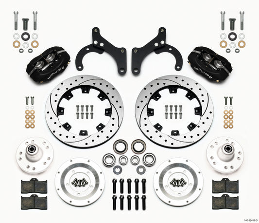 Wilwood Forged Dynalite Front Kit 12.19in Drilled 59-64 Chevy Impala / 63-64 Corvette