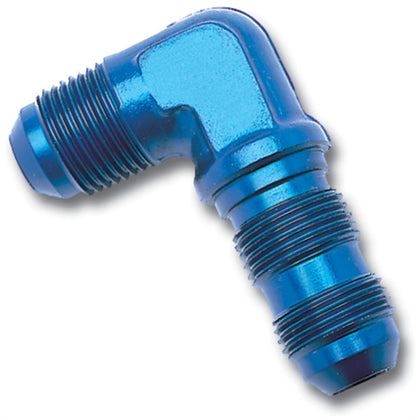 Russell Performance -10 AN 90 Degree Flare Bulkhead (Blue)