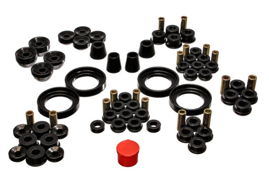 Energy Suspension 92-96 Honda Prelude Black Hyper-Flex Master Bushing Set