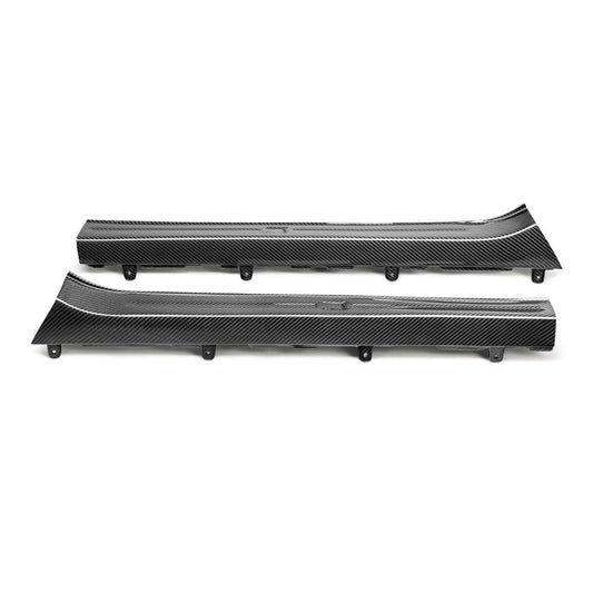 Seibon 09-10 Nissan GTR R35 OEM Style Carbon Fiber Door Sills (Pair)