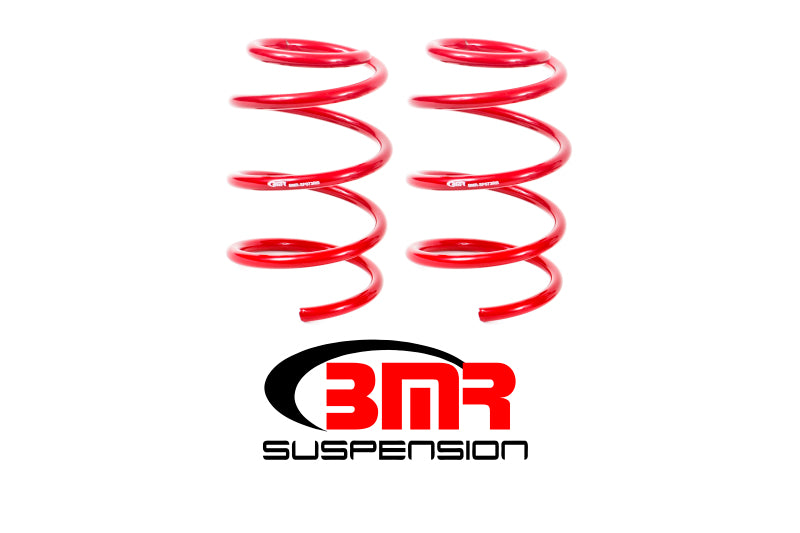 BMR 07-14 Shelby GT500 Front Handling Version Lowering Springs - Red