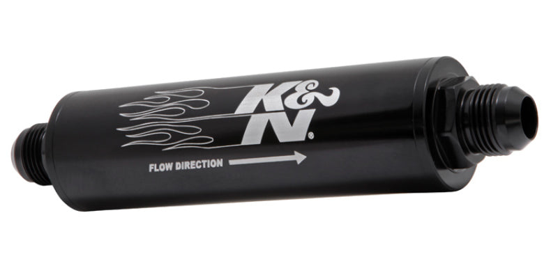K&N 2in OD x 9in L 10AN 25 Micron In-Line Fuel/Oil Filter
