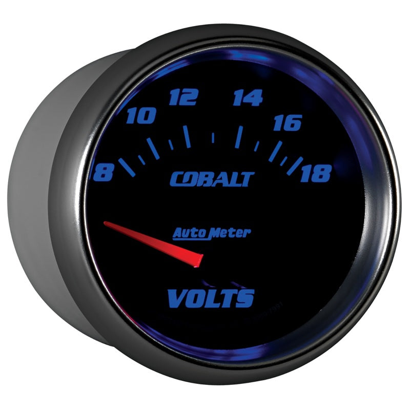 AutoMeter Gauge Voltmeter 2-5/8in. 18V Electric Cobalt