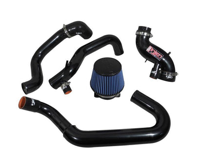 Injen 03-06 Evo 8/9/MR Cast Aluminum Intake System w/ Full Intercooler Piping Black Short Ram Intake