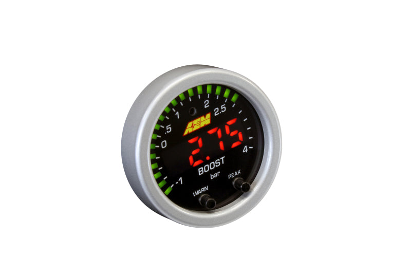 AEM - X-Series Boost Pressure -30inHg 60psi Gauge Kit