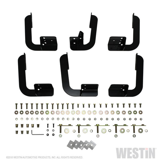 Westin 2009-2018 Dodge/Ram 1500 Quad/Crew Cab Running Board Mount Kit - Black