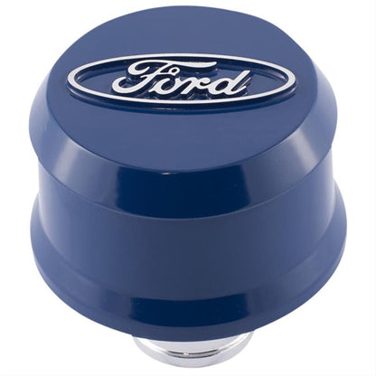 Ford Racing Slant Edge Breather - Blue