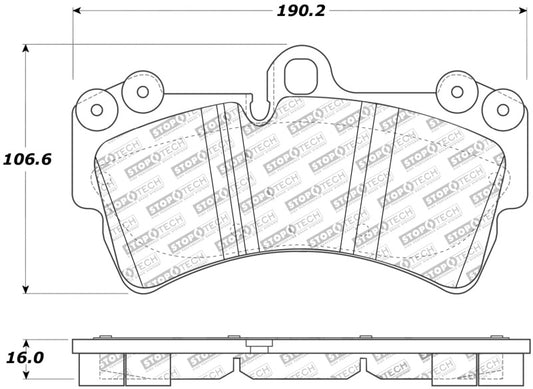 StopTech Street Touring Porsche Brake Pads