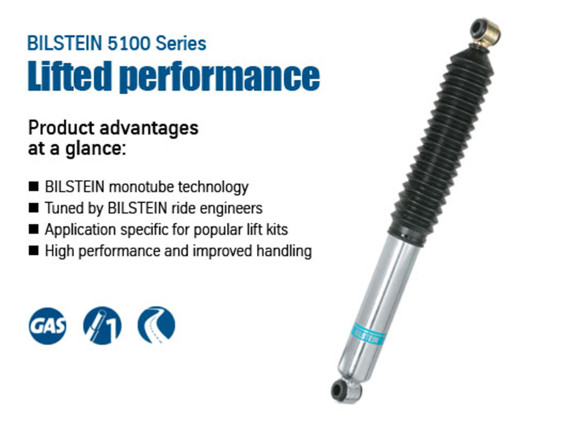 Bilstein 5100 Series 14-18 Dodge Ram 2500 Rear 46mm Monotube Shock Absorber