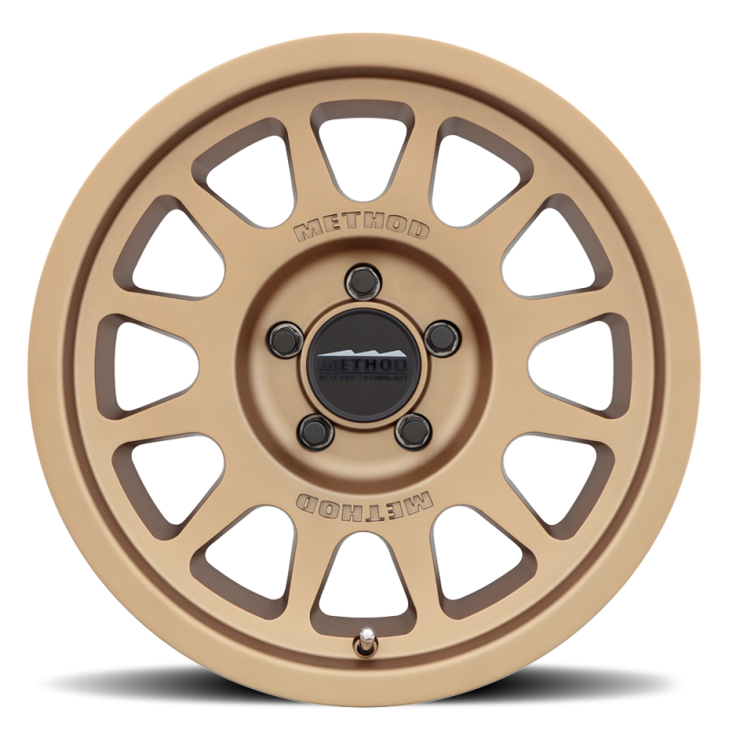 Method MR703 17x8.5 0mm Offset 5x150 110.5mm CB Method Bronze Wheel