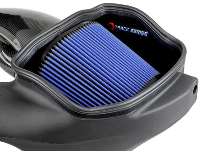 aFe 17-20 Ford F-150/Raptor Track Series Carbon Fiber Cold Air Intake System With Pro 5R Filters