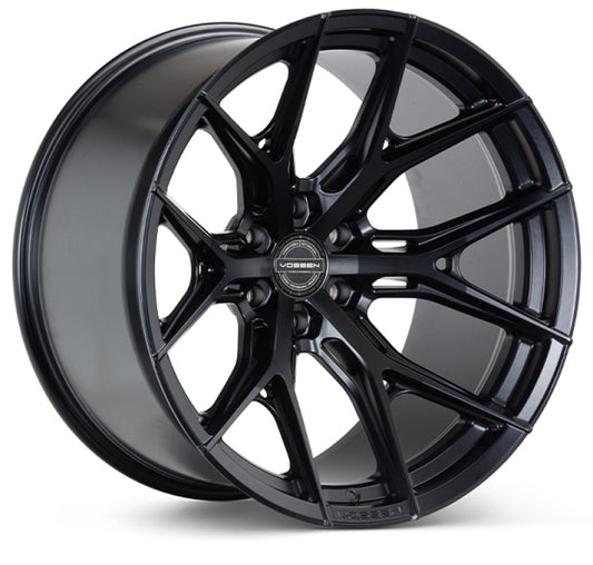 Vossen HF6-4 24x10 / 6x139.7 / ET25 / Deep Face / 106.1 - Satin Black Wheel