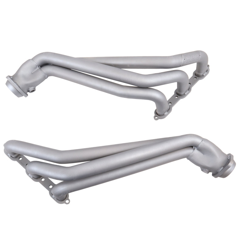 BBK 05-10 Dodge Challenger V6 Long Tube Exhaust Headers And Y Pipe And Converters - 1-5/8 Chrome