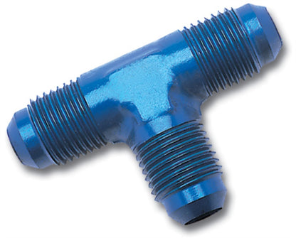 Russell Performance -16 AN NPT Flare Tee Fitting (Blue)