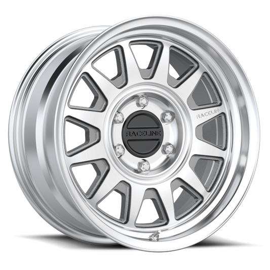 Raceline 952MC Aero 17x8.5in / 5x150 BP / 0mm Offset / 110.5mm Bore - Machined Wheel