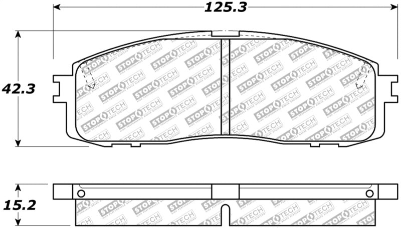 StopTech Street Select Brake Pads - Rear