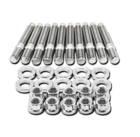 BLOX Racing - SUS303 Stainless Steel Intake Manifold Stud Kit M8 x 1.25mm 55mm in Length - 10-piece