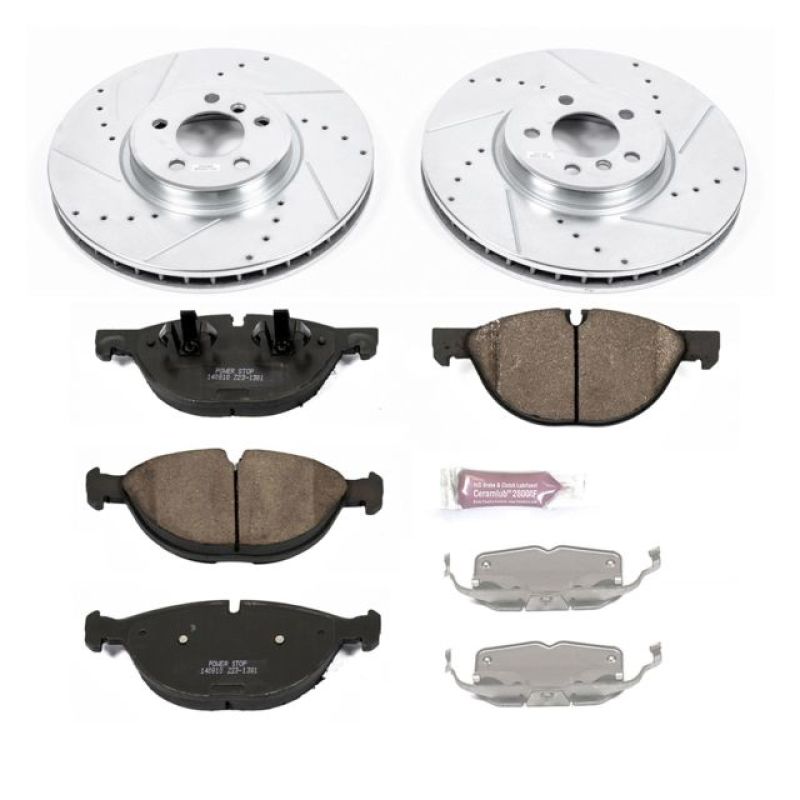 Power Stop 11-18 BMW X5 Front Z23 Evolution Sport Brake Kit