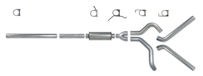 Diamond Eye KIT 4in Catback DUAL AL: 2004.5-2007.5 DODGE CUMMINS 600