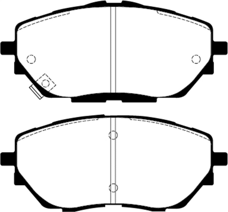 EBC 17+ Toyota C-HR 2.0L Ultimax Front Brake Pads