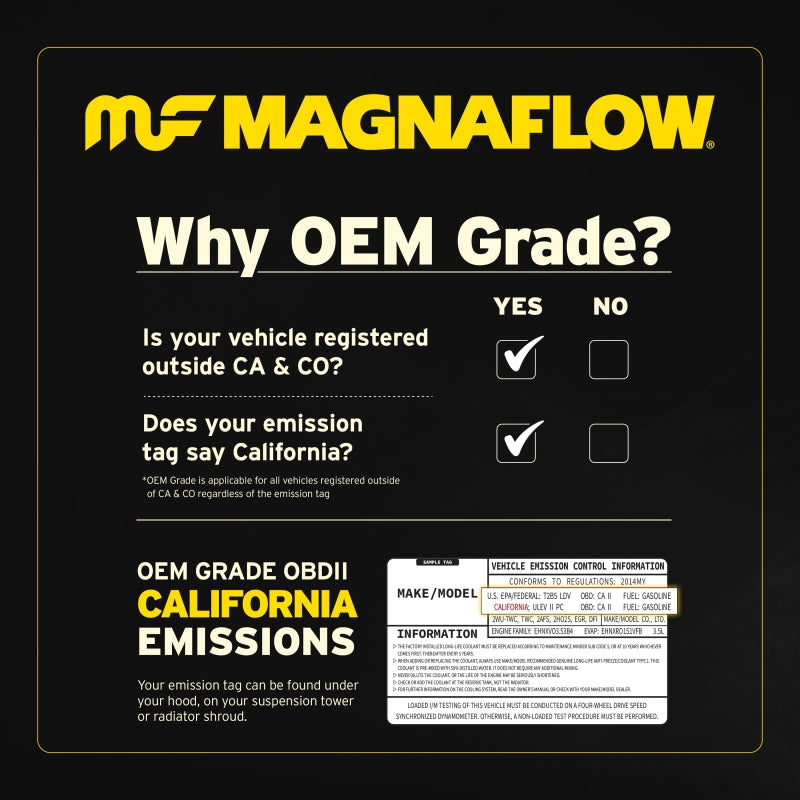 MagnaFlow 16-18 Hyundai Tucson L4 2.0L OEM Grade / EPA Compliant Direct-Fit Catalytic Converter