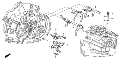 Honda - Fifth-Reverse Gearshift Fork