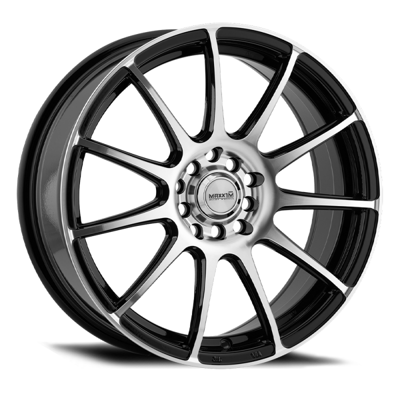 Maxxim Champ 16x7 10x108/114.3 ET40 Machined Face / Gloss Black