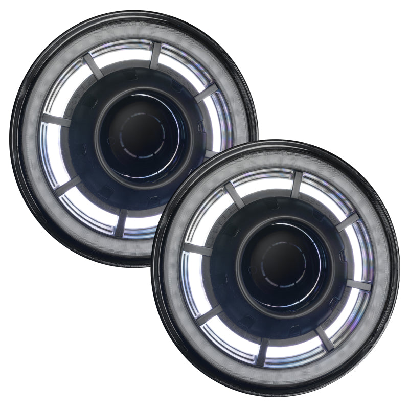 Oracle Oculus 7in ColorSHIFT Bi-LED Projector Headlights for Jeep Wrangler JK SEE WARRANTY