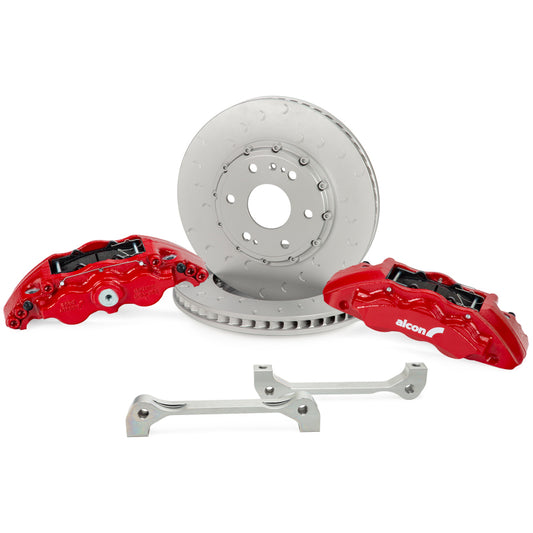 Alcon 19+ Silverado/Sierra 20+ Suburban/Tahoe/Yukon/Esc 355x33mm 6-Piston Red Caliper FRT Brake Kit