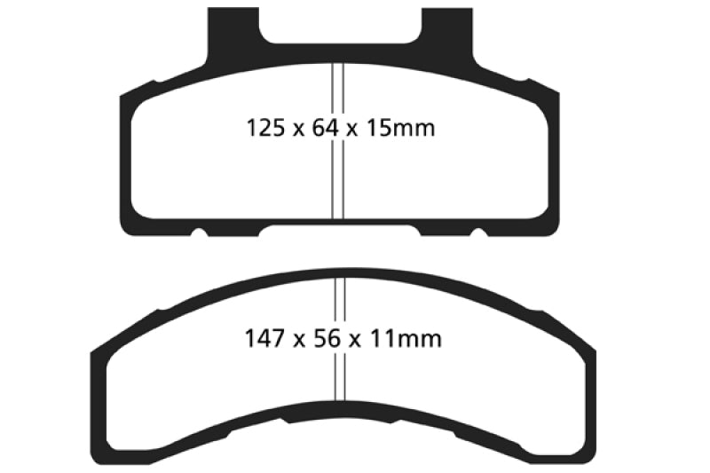 EBC 93-96 Buick Century 2.2 Ultimax2 Front Brake Pads