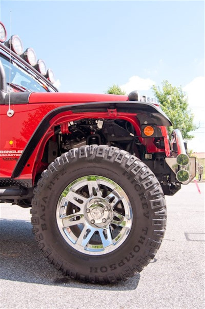 Rugged Ridge All Terrain Flat Fender Flare Kit 07-18 Jeep Wrangler