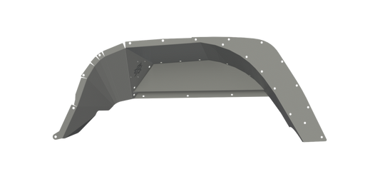 Road Armor 2020 Jeep Gladiator JT Stealth Rear Fender Liner Body Armor - Raw