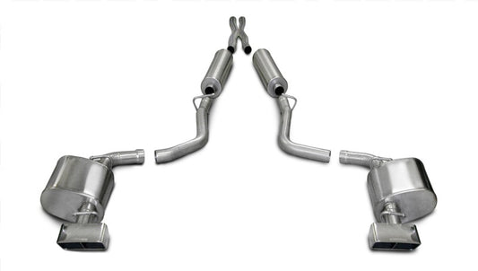 Corsa 2009-2010 Dodge Challenger R/T 5.7L V8 Manual Polished Xtreme Cat-Back Exhaust