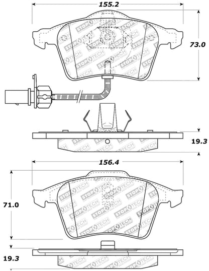 StopTech Performance Brake Pads