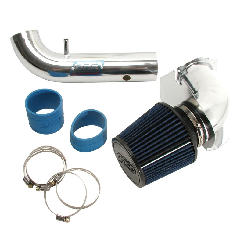 BBK 94-98 Mustang 3.8 V6 Cold Air Intake Kit - Chrome Finish