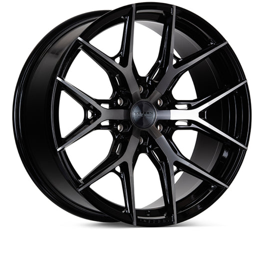 Vossen HF6-4 22x10 / 6x139.7 / ET-18 / Super Deep Face / 106.1 - Tinted Gloss Black Wheel