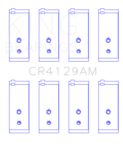 King Toyota 18R/21R (Size +1.0) Connecting Rod Bearing Set