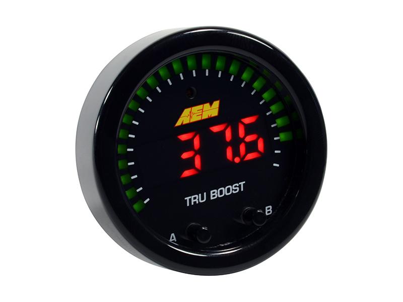 AEM - X-Series Tru-Boost Controller Gauge w/ Boost Control Solenoid 80PSIg Internal MAP Sensor