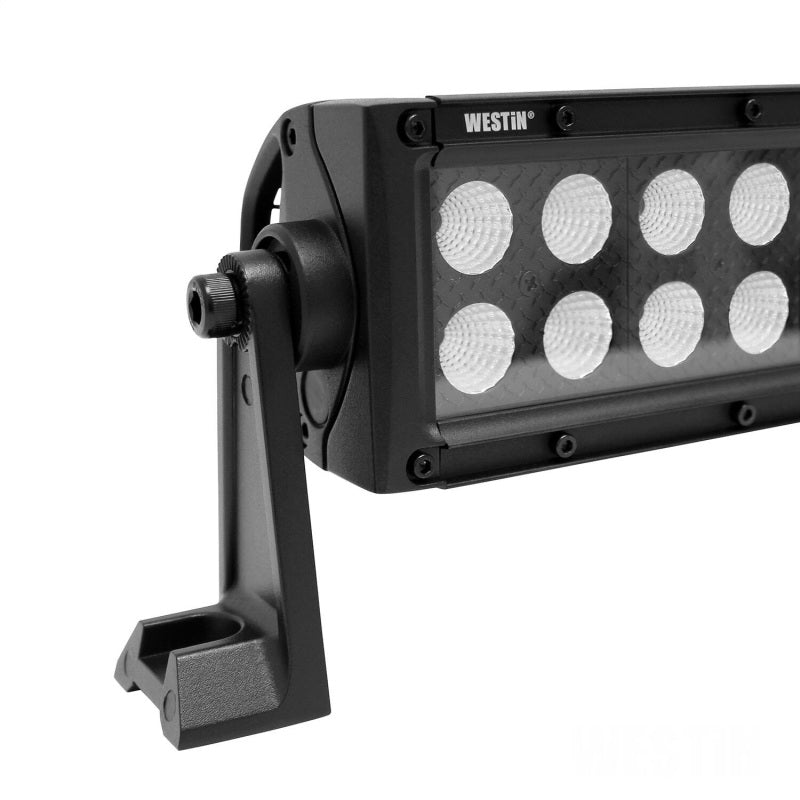 Westin B-FORCE LED Light Bar Double Row 2 inch Flood w/3W Cree - Black