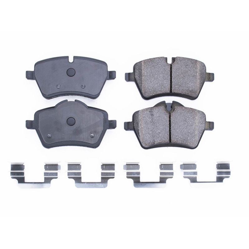 Power Stop 06-15 Mini Cooper Front Z17 Evolution Ceramic Brake Pads w/Hardware