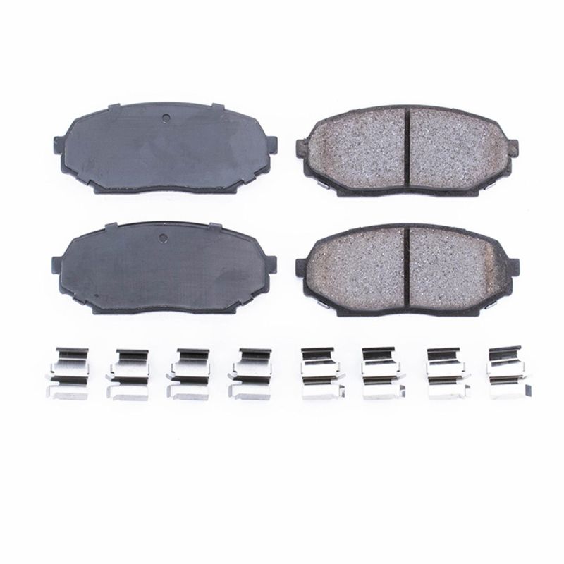 Power Stop 90-93 Geo Storm Front Z17 Evolution Ceramic Brake Pads w/Hardware