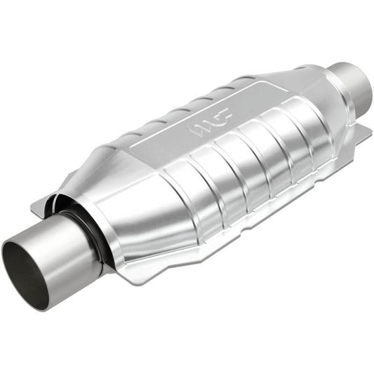 MagnaFlow Universal Catalytic Converter 2.25in Inlet 2.25in Outlet 16in Length 6.375in Width