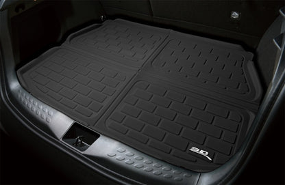 3D MAXpider 16-20 Tesla Model X Behind 2nd Row Cross Fold Kagu Cargo Liner - Black