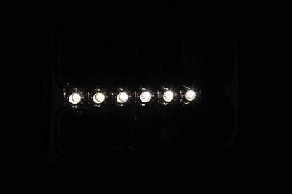 ANZO 2007-2014 Chevy Tahoe Crystal Headlight Chrome Amber(OE)