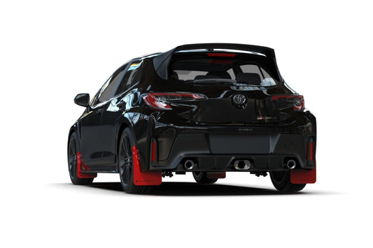 Rally Armor 23-26 Toyota GR Corolla Red UR Mud Flap w/Black Logo