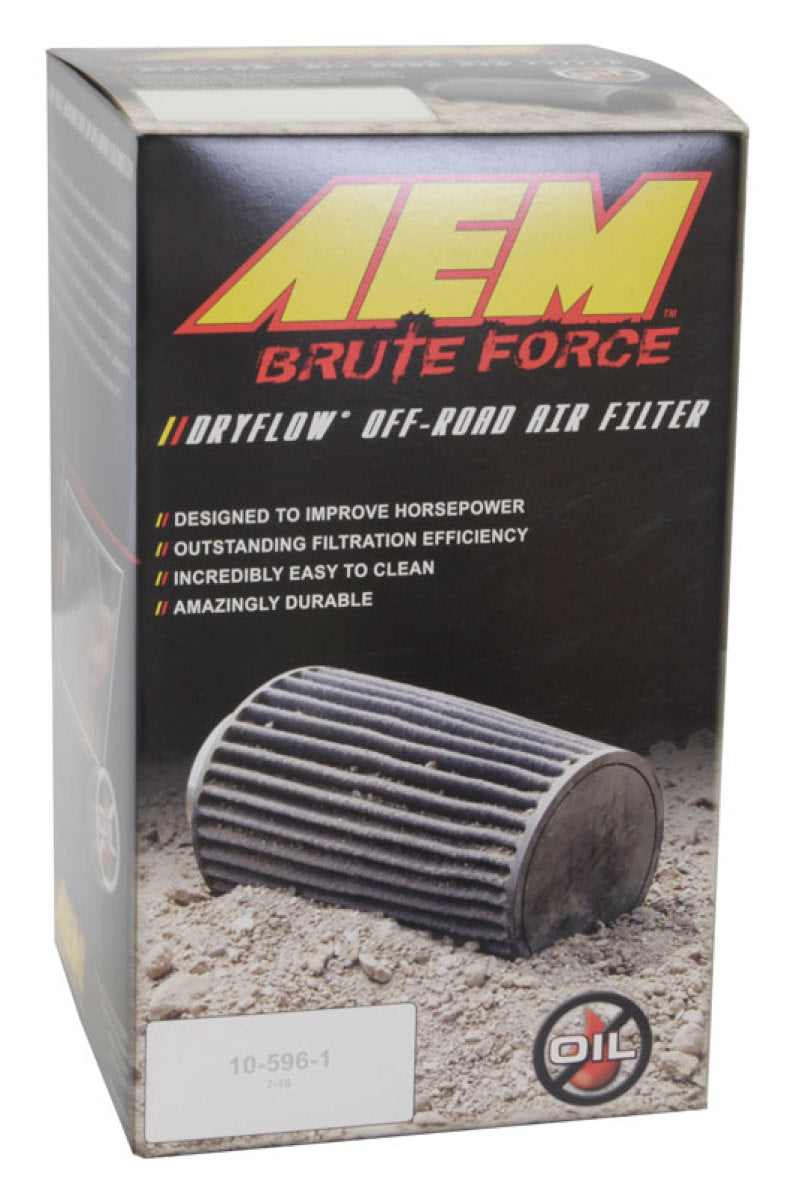 AEM 3.5 in x 9 in Dryflow Conical Air Filter