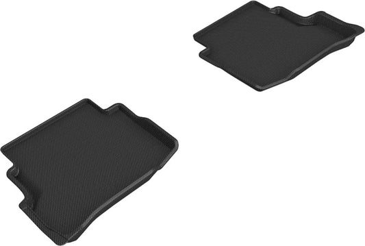 3D MAXpider 20-21 Mazda CX-9 6-Seat without 2nd Row Console Kagu 2nd Row Floormats - Black