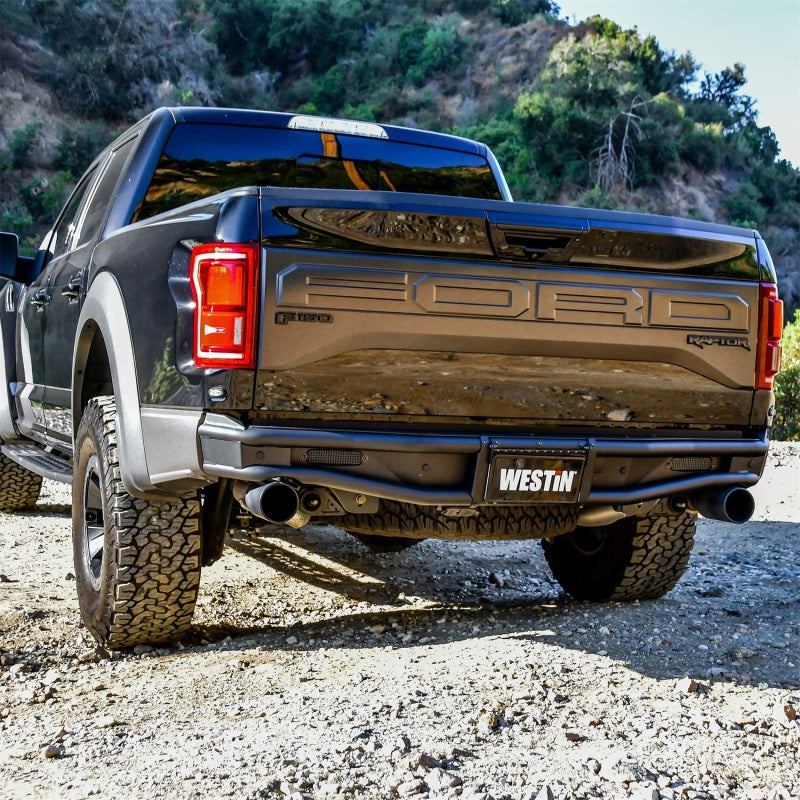 Westin 17-20 Ford F-150 Raptor Outlaw Rear Bumper - Tex. Blk