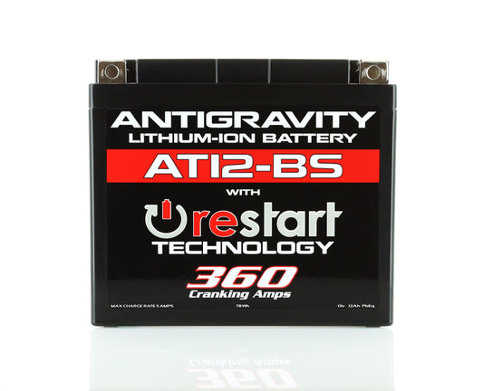 Antigravity YT12-BS Lithium Battery w/Re-Start